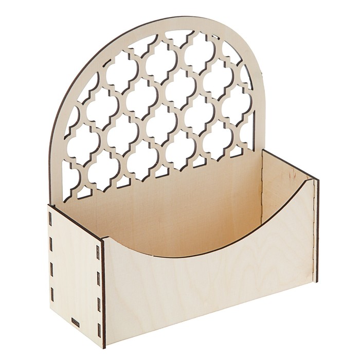 Кашпо флористическое "Конверт", неокрашенный, 18 х 7 х 19,5 см