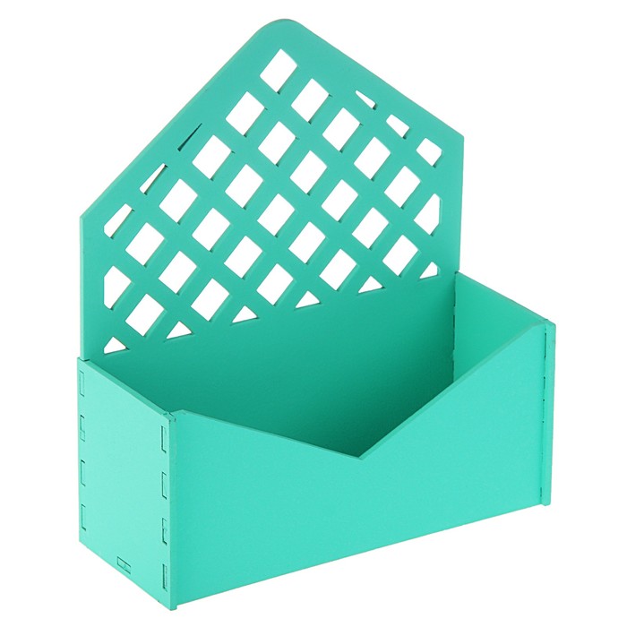 Кашпо флористическое "Конверт", с решеткой, тиффани, 18 х 6,6 х 20,5 см