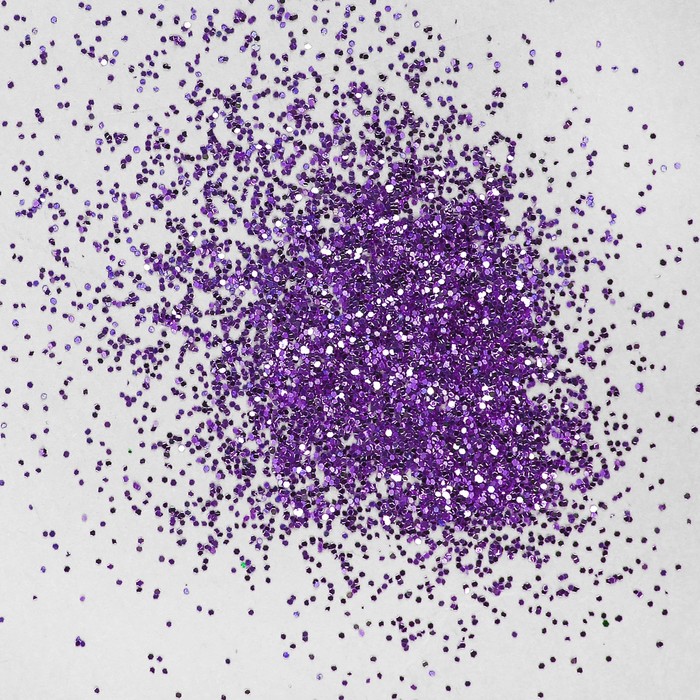 Наполнитель для шара, глиттер, блёстки, 0,4 мм, 500 г, цвет фиолетовый