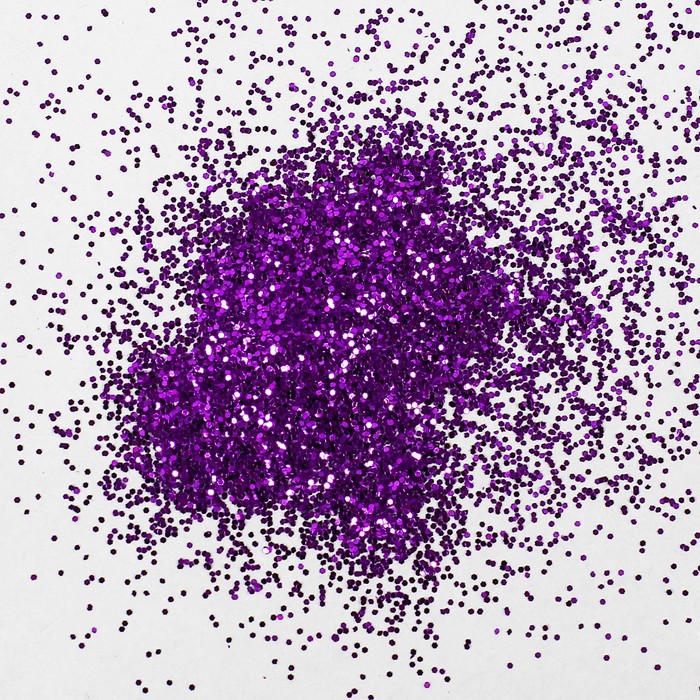 Наполнитель для шара, глиттер, блёстки, 0,4 мм, 500 г, цвет тёмно-лиловый