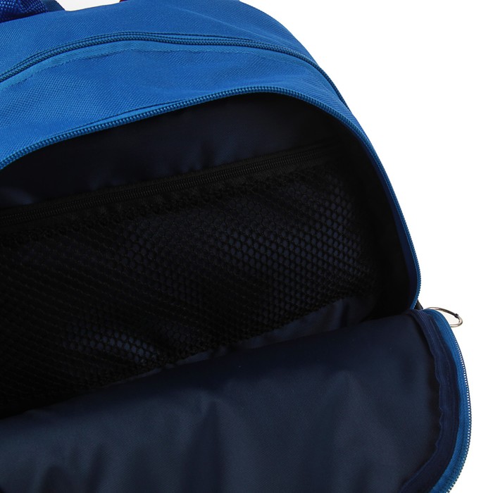 Рюкзак школьный с эргономичной спинкой 35 х 28 х 13 см Ir's "Заяц-певец", синий