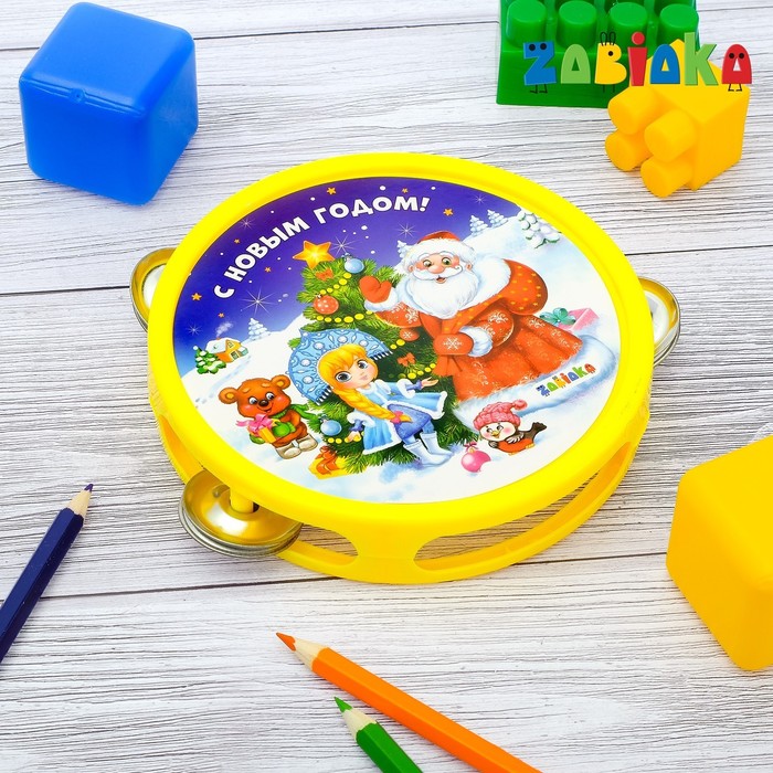Бубен средний «С новым годом!»