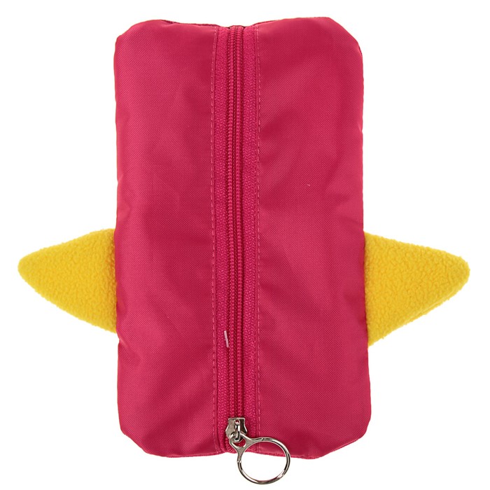 Пенал мягкий 1 отделение плоский 110 х 200 мм Ir's "Пингвин", красный