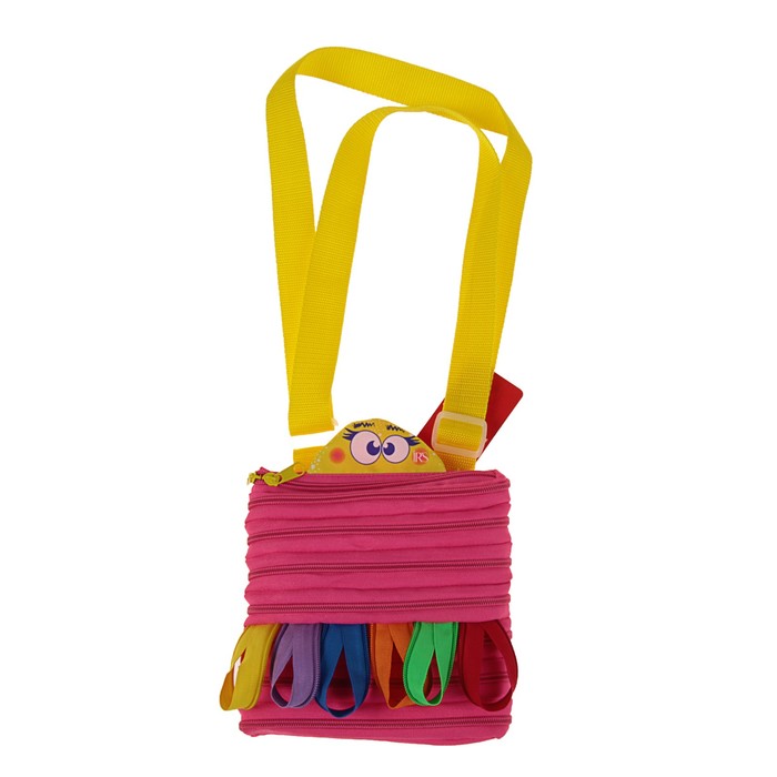 Сумочка детская 18 х 20 х 3 см Ir's "Монстра", розовый