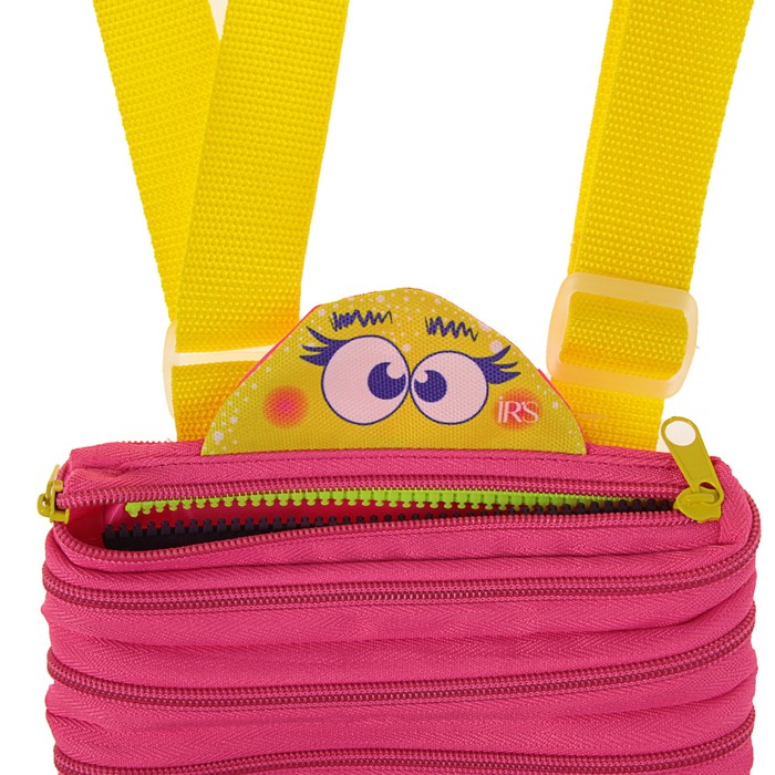 Сумочка детская 18 х 20 х 3 см Ir's "Монстра", розовый