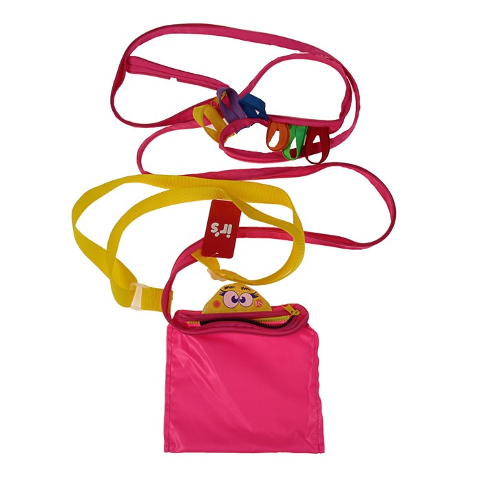 Сумочка детская 18 х 20 х 3 см Ir's "Монстра", розовый