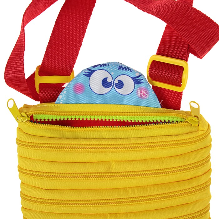 Сумочка детская 18 х 20 х 3 см Ir's "Монстра", жёлтый