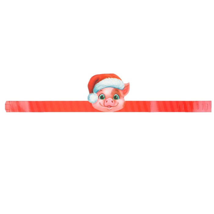 Маска на ободке "Новогодняя", 64 х 10.5 см