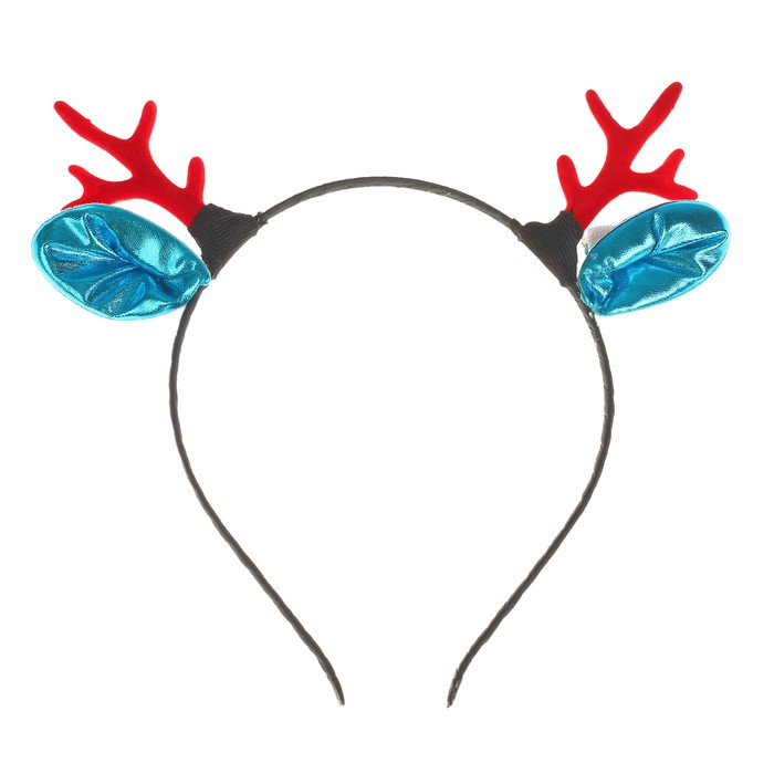 Карнавальный ободок "Рожки" с ушками