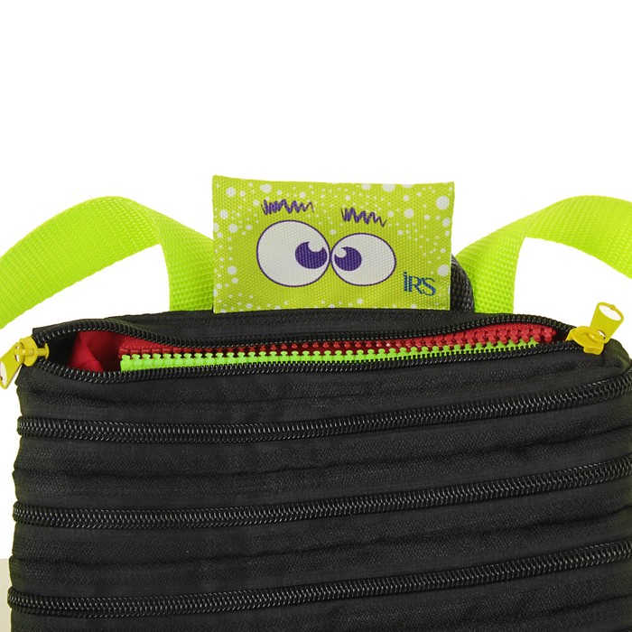 Рюкзачок детский 20 х 24 х 8 см Ir's "Зигзаг", чёрный