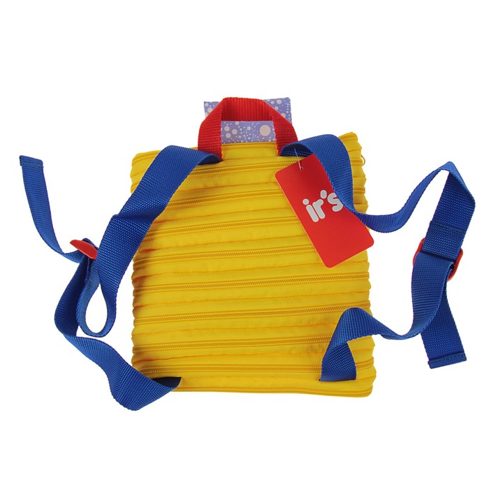Рюкзачок детский 20 х 24 х 8 см Ir's "Зигзаг", жёлтый