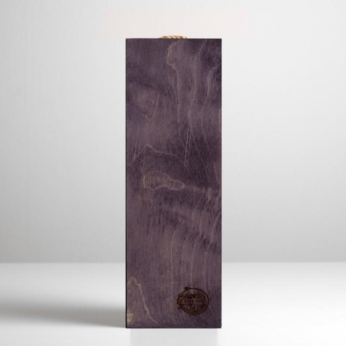Коробка под бутылку «Костюм», 11 × 33 × 11 см