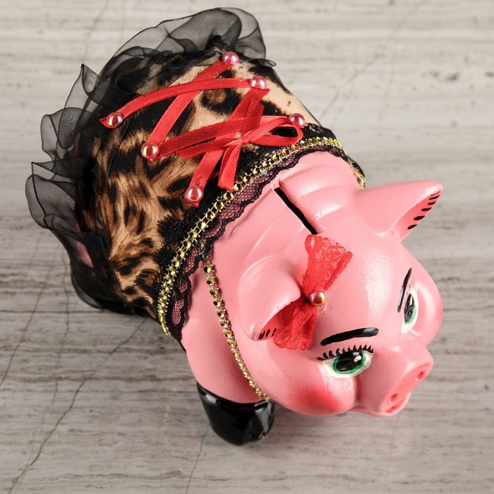 Копилка "Свинка Гламур" микс