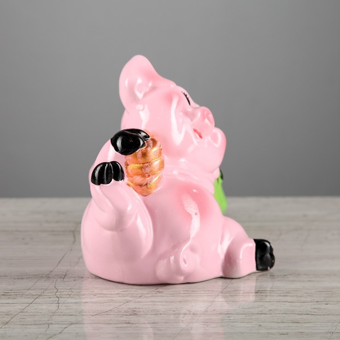 Копилка "Свинка с мешком" микс