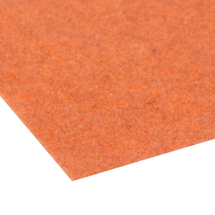 Фетр шерсть 2,5мм 30х50см 420г/м2 рыжий