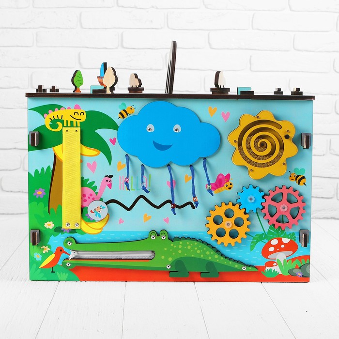 Развивающая игра "Бизиборд: Вокруг света"