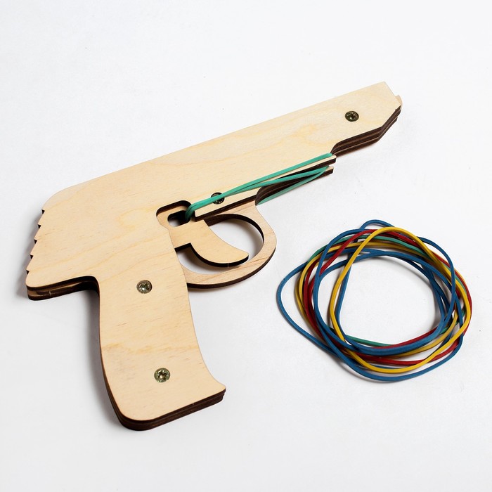 Пистолет - резинкострел "Оружие массового увеселения"