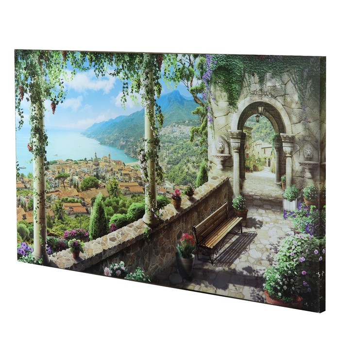 Картина на холсте "Вид на море" 60*100 см