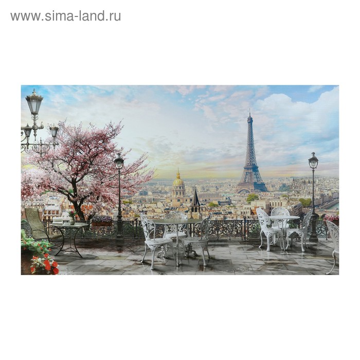 картина на холсте воспоминания парижа 60 100 см Картина на холсте Гордость Парижа 60*100 см