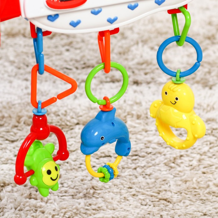 Игровой развивающий центр-турник с погремушками № 5