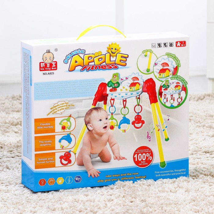 Игровой развивающий центр-турник с погремушками № 5