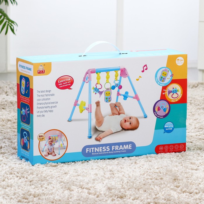 Игровой развивающий центр-турник с погремушками № 6