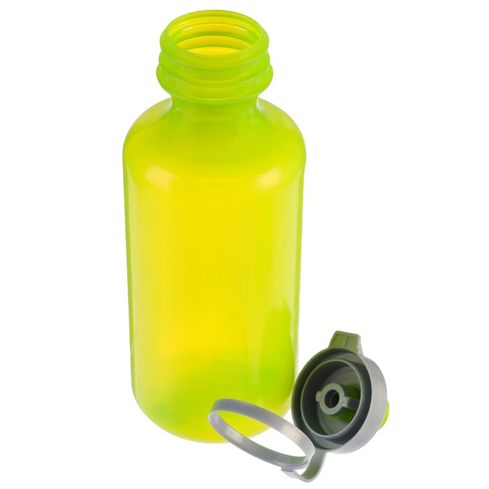 Бутылка для воды 800 мл «Бочонок», велосипедная, пластик PE, зелёная, 8х22.5 см