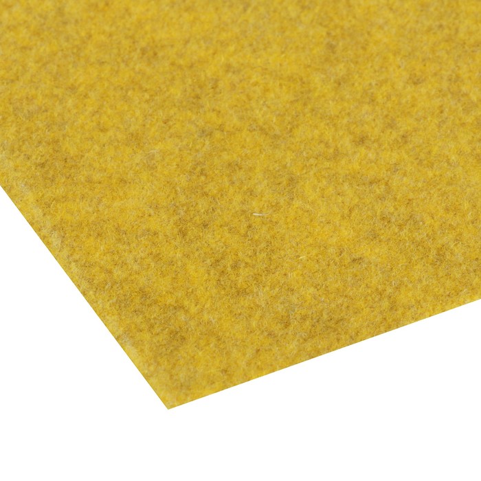 Фетр шерсть 2,5мм 30х50см 420г/м2 желтый