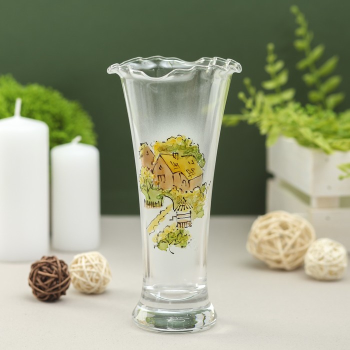 Ваза "Деревня" d-8см 18 см