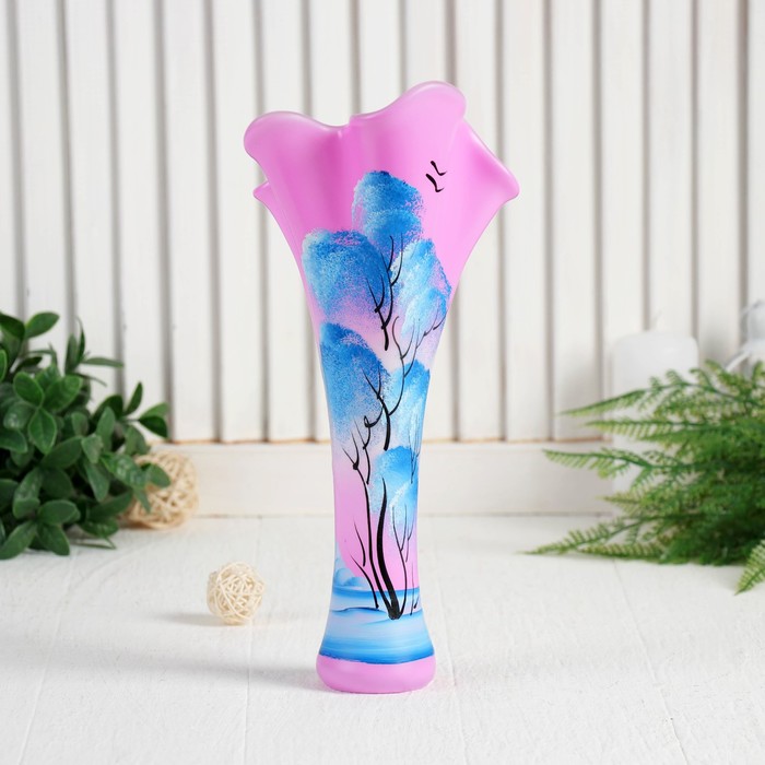 Ваза "Коралл-волна", природа, в и/у 30см