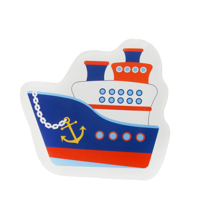 Набор игрушек для ванны с пищалкой «Кораблик и машинка», 2 шт.