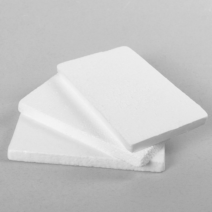 Фигурка для поделок и декорирования "Прямоугольник", набор 3 шт, размер 1 шт 14,2*8,5*1,2