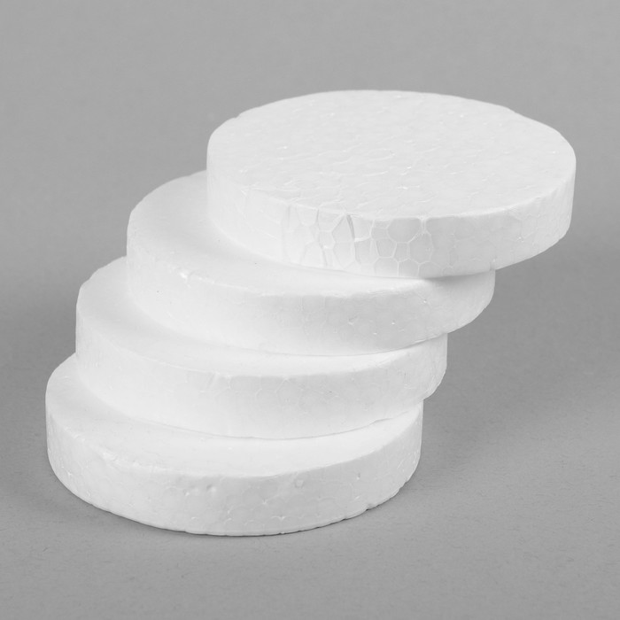 Фигурка для поделок и декорирования "Круг", набор 4 шт, размер 1 шт 9,9*1,6