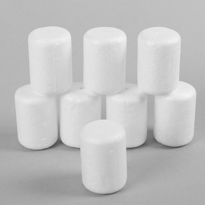 Фигурка для поделок и декорирования "Цилиндр", набор 8 шт, размер 1 шт 5*4