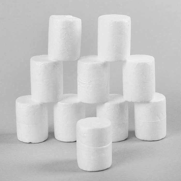 Фигурка для поделок и декорирования "Цилиндр", набор 10 шт, размер 1 шт 4,5*3,3