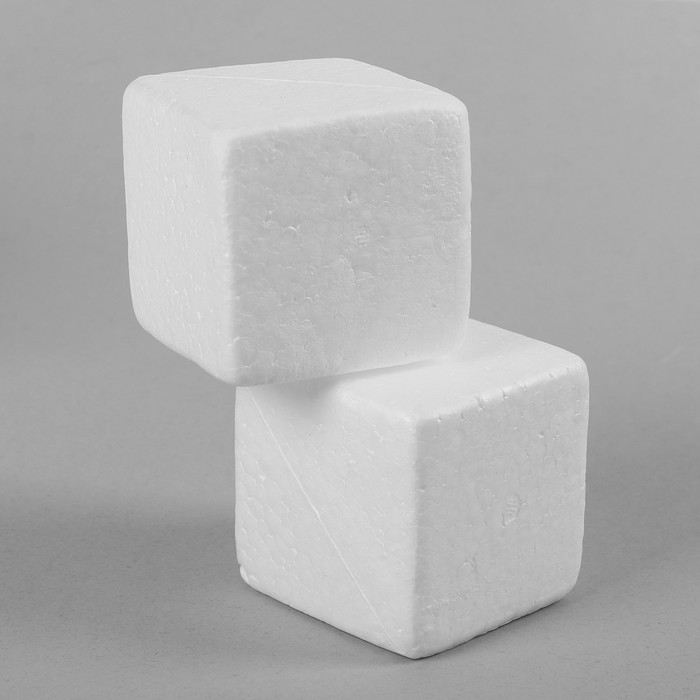 Фигурка для поделок и декорирования "Квадрат", набор 2 шт, размер 1 шт 8*8*8