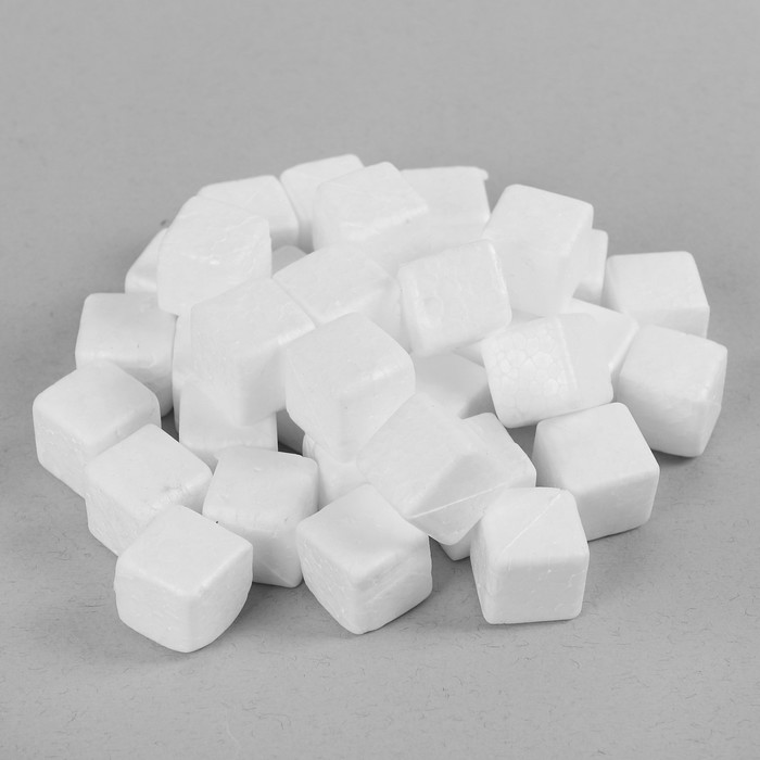 Фигурка для поделок и декорирования "Квадрат", набор 32 шт, размер 1 шт 2*2*2