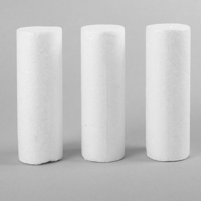 Фигурка для поделок и декорирования "Цилиндр", набор 3 шт, размер 1 шт 14*4,2