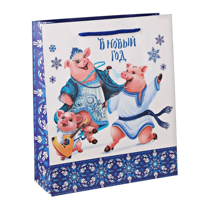 Пакет ламинат вертикальный «Беззаботный год», ML 23 х 27 х 8 см