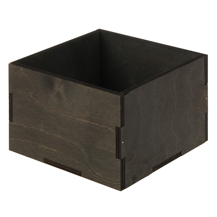 Кашпо флористическое, дымка, 15 х 15 х 10 см