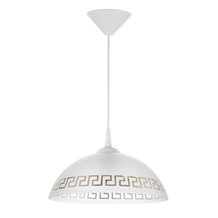 Светильник  "Колпак" 1 лампа E27 40Вт белый-золото д.300