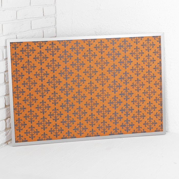 Доска пробковая в деревянной раме "Вензель", 90 × 60 см