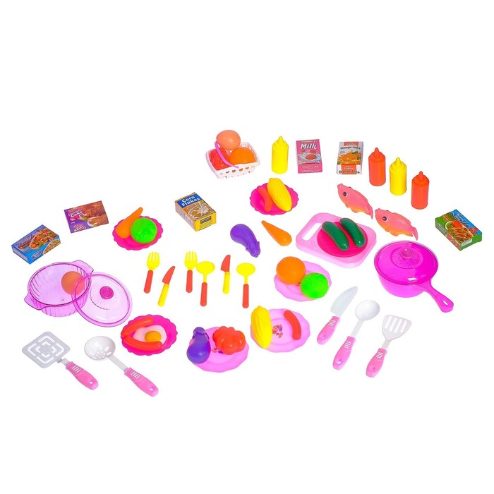 Игровой набор "Кухня Париж", световые и звуковые эффекты, высота 68 см, 48 предметов