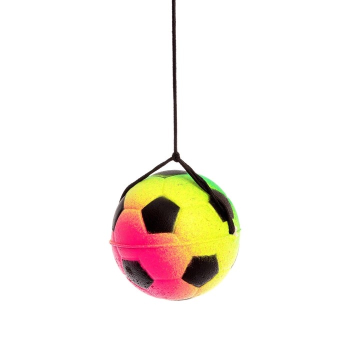 фото Мяч «попрыгун», мягкий, 6 см, на резинке