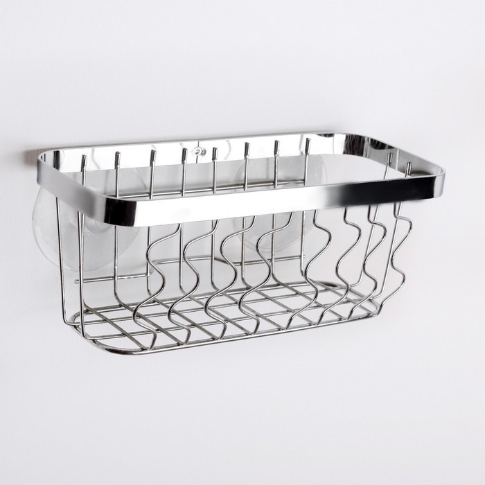 Корзина на присосках, металлическая