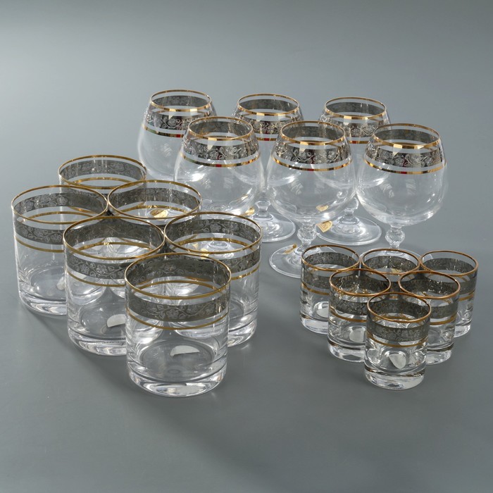 Набор питевой "Платиновая коллекция", 18 предметов: 60, 280, 300 мл УЦЕНКА