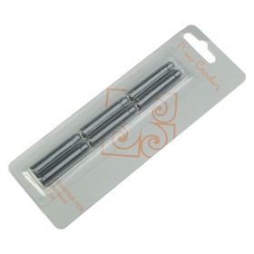 

Чернильные пластиковые картриджи 6 штук PIERRE CARDIN, для перьевой ручки любого класса, чернила чёрные