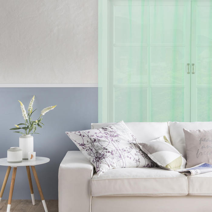 Тюль "Этель" 250*280 цв. мятный, вуаль, 100% п/э