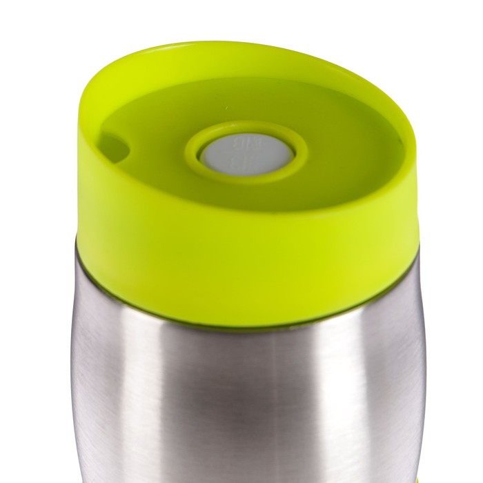 Термокружка "Радость", 380 мл, 304 нерж сталь, сохраняет тепло 12 ч, резинка посередине, 7х20 см