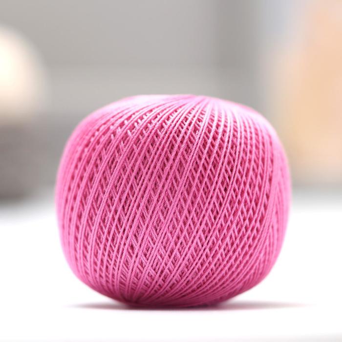 Нитки вязальные "Роза" 320м/50гр  100% мерсеризованный хлопок цвет 1404